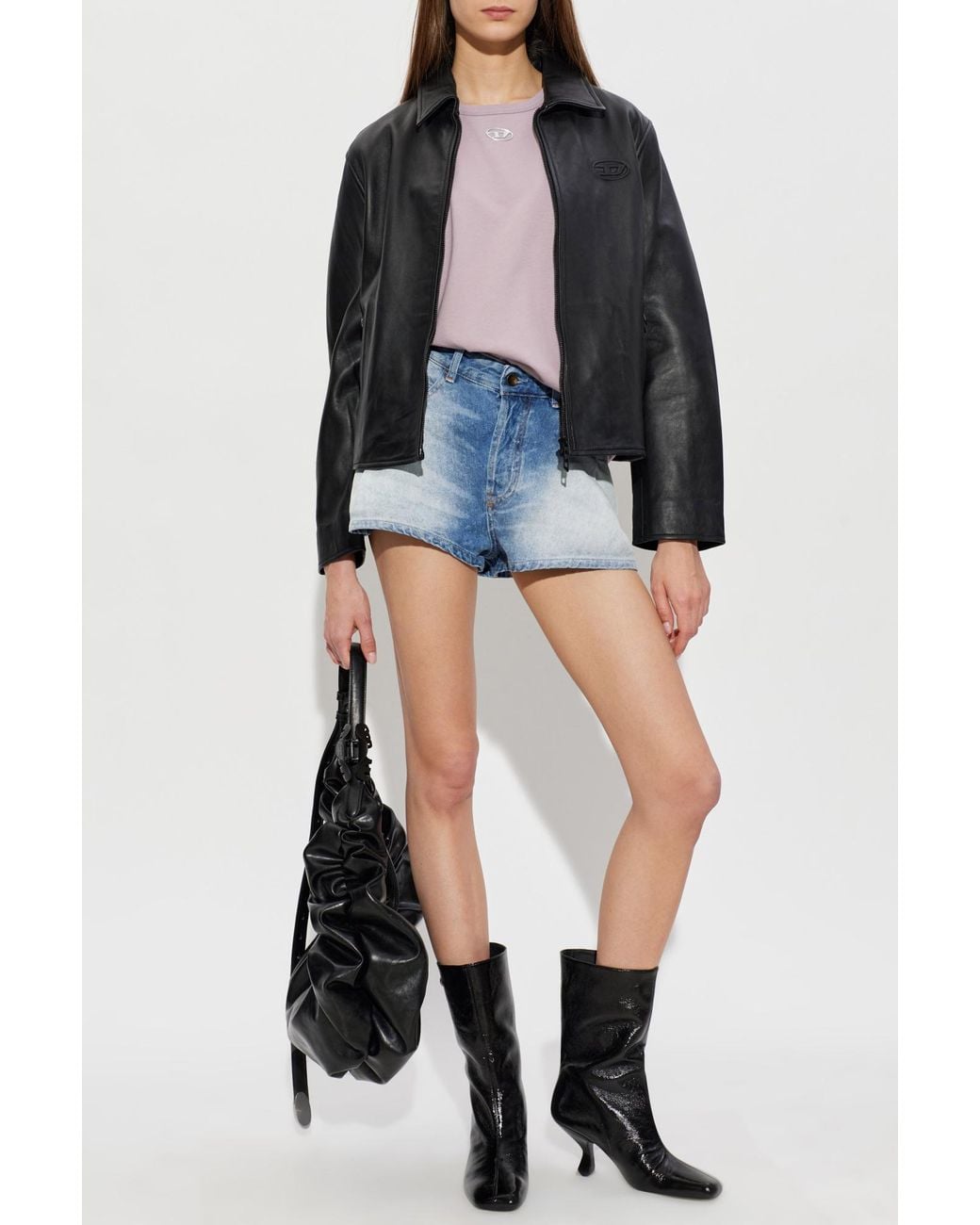 DIESEL Blue Jeans Shorts 'De-Khelz-B-Short-S'