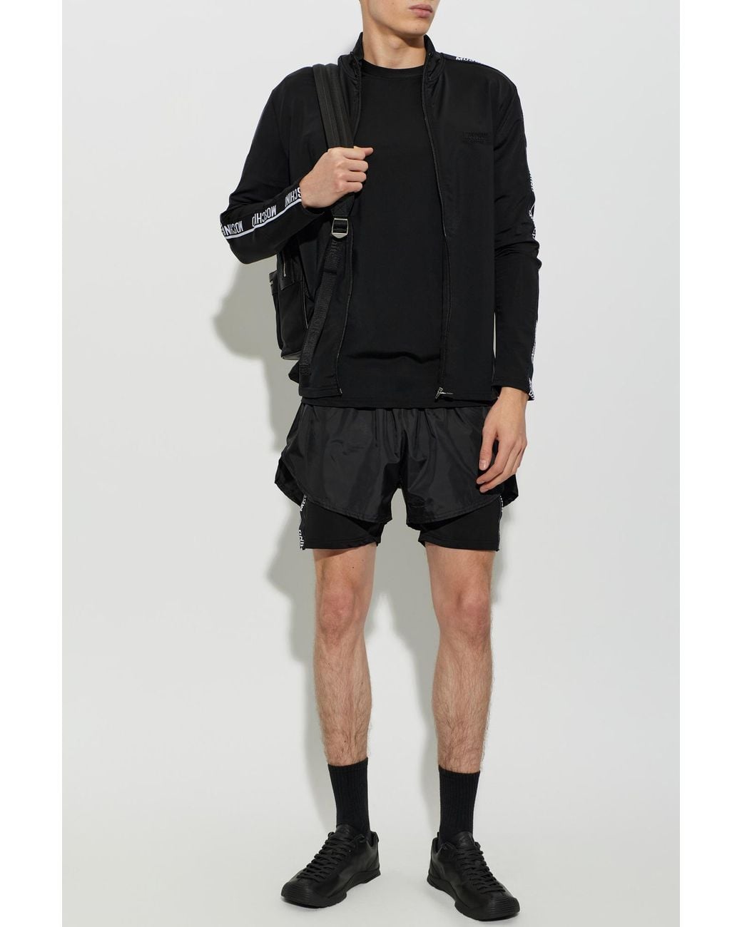 Moschino Black 'Active' Shorts for men