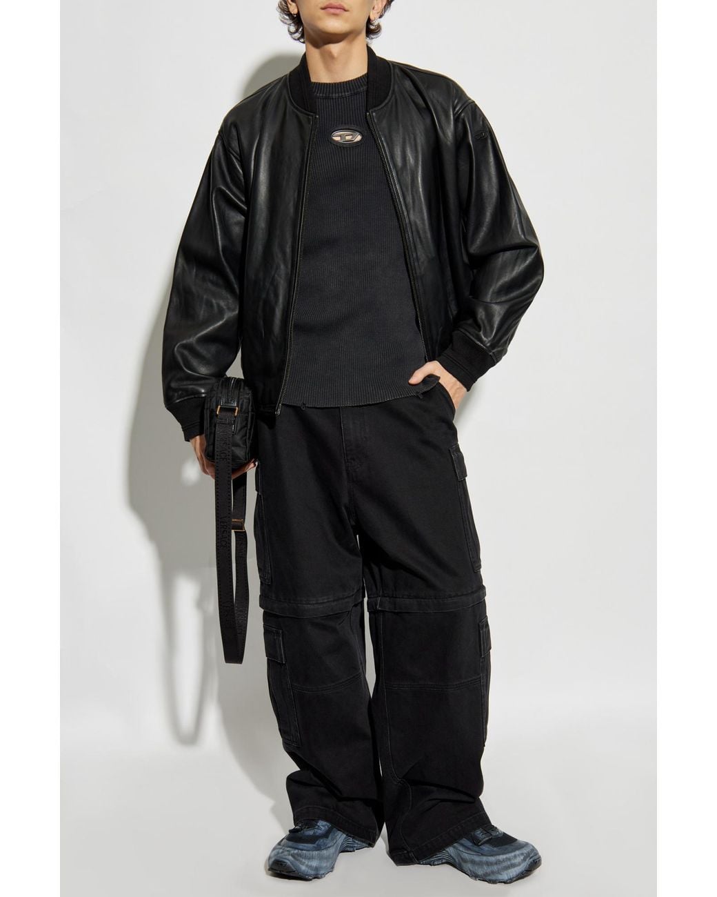 DIESEL Black Sweater K-Darin-D for men