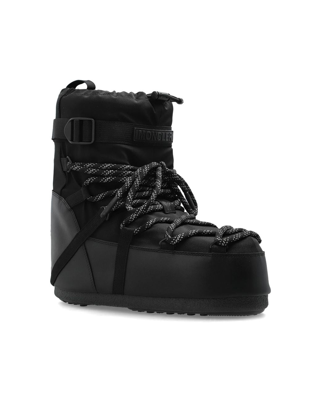 Moncler Black X Moon Boot Snow Boots for men