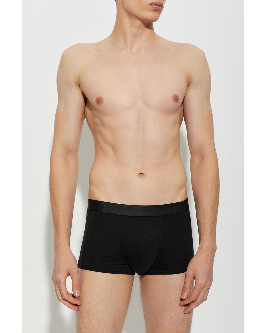 CDLP Black Logo Boxers for men