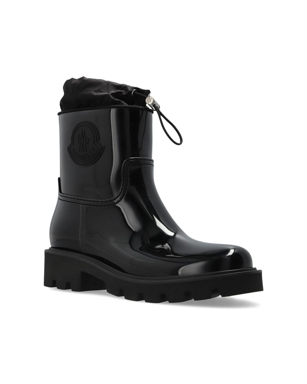 Moncler Black 'Kickstream' Wellington Boots