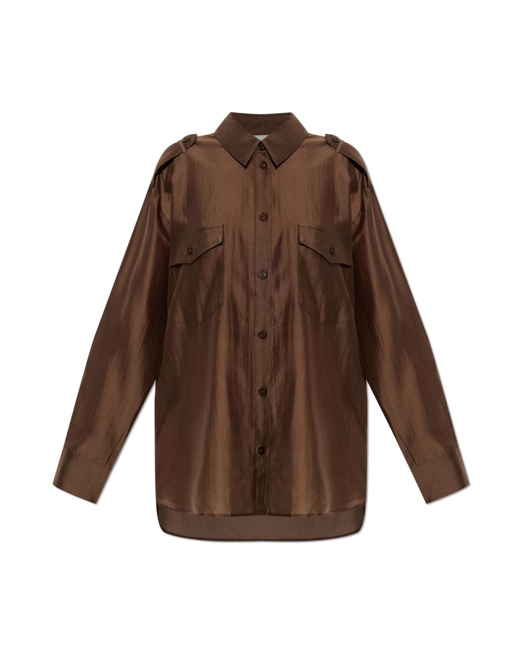 Gestuz Brown Shirt 'Gzsiora'