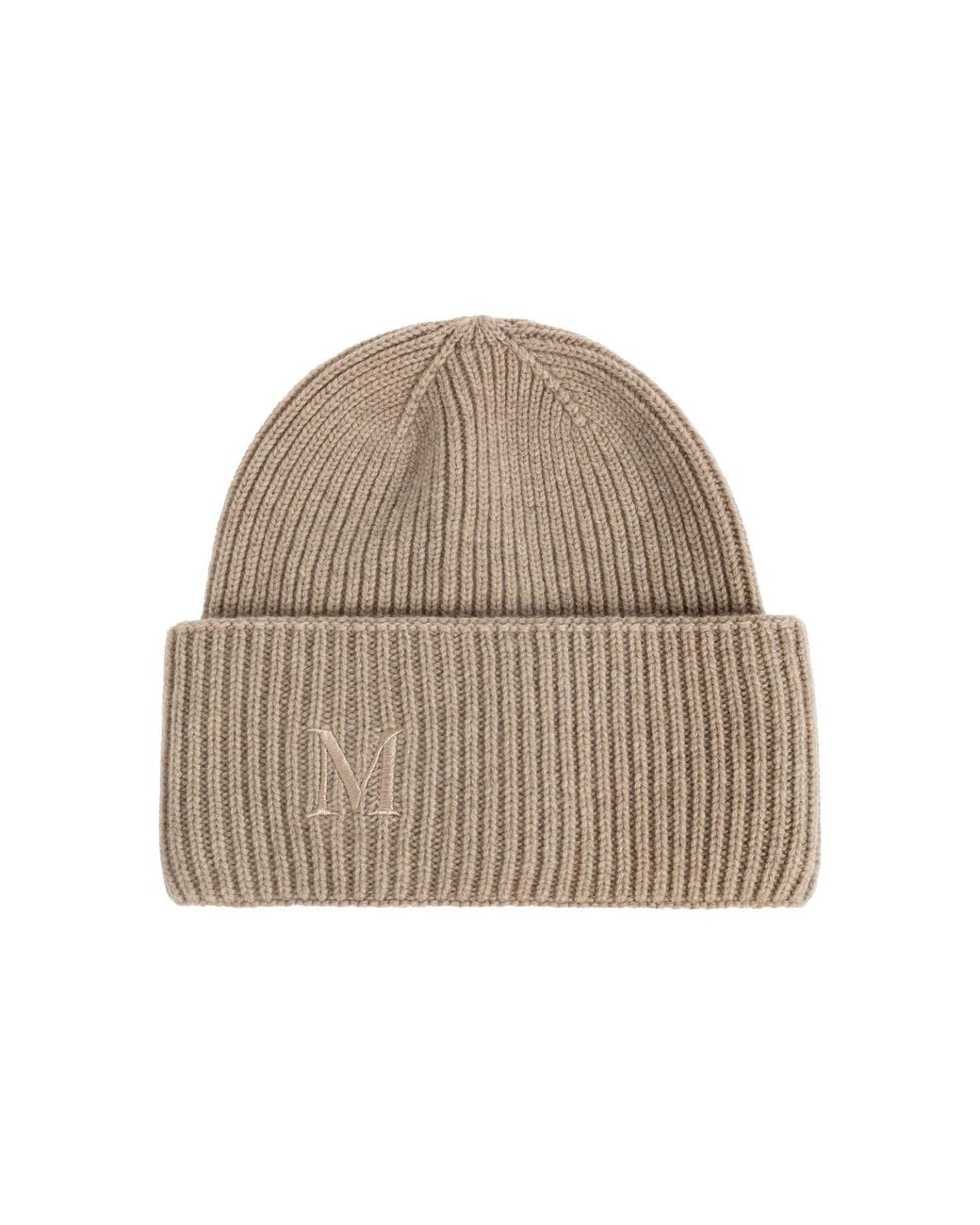 Max Mara Natural Cashmere Hat 'Retina'