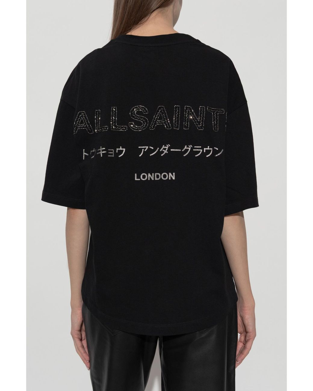 AllSaints Black T-Shirt "Under"