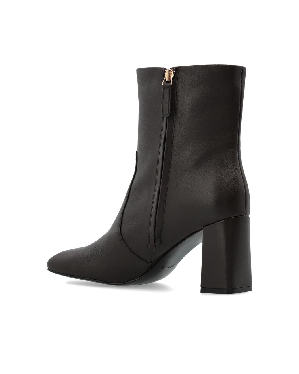 Furla Natural 'Solid' Heeled Ankle Boots