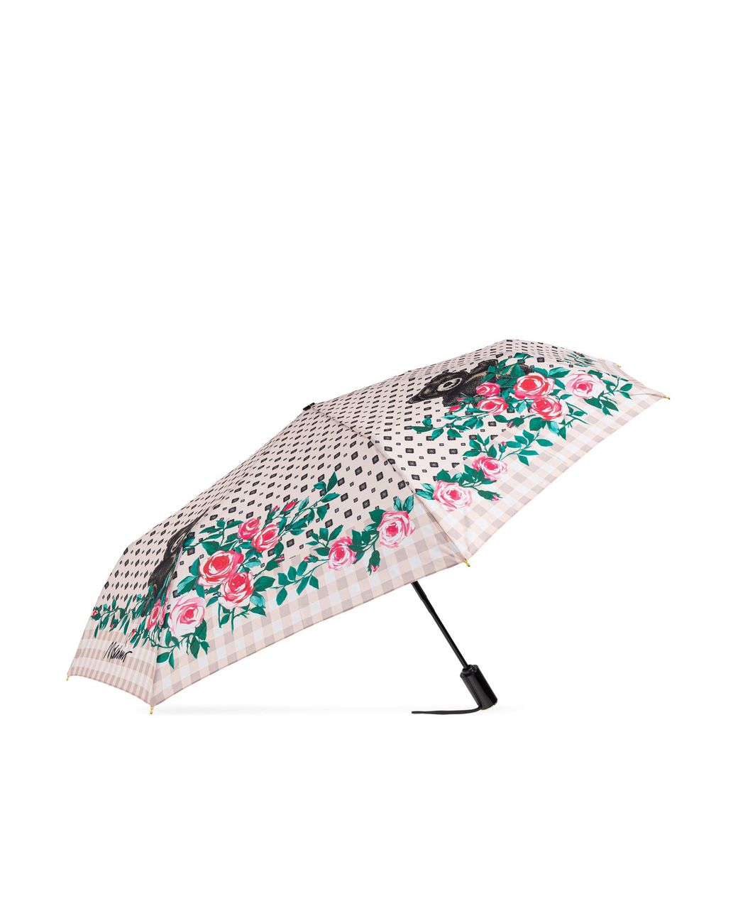 Moschino Natural Folding Umbrella