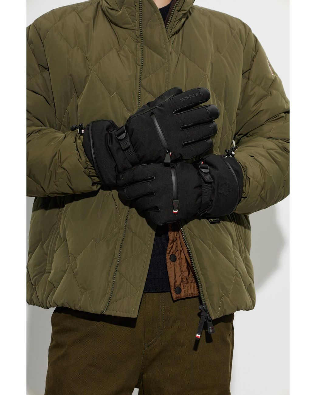 Moncler Black X Reusch' Ski Gloves for men