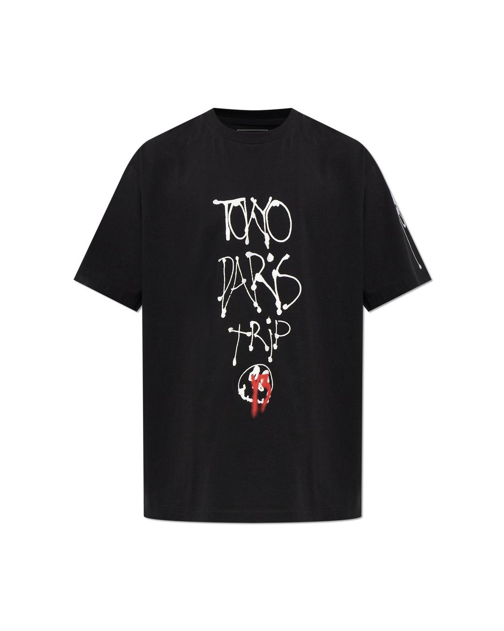 Y-3 Black T-Shirt With Print for men