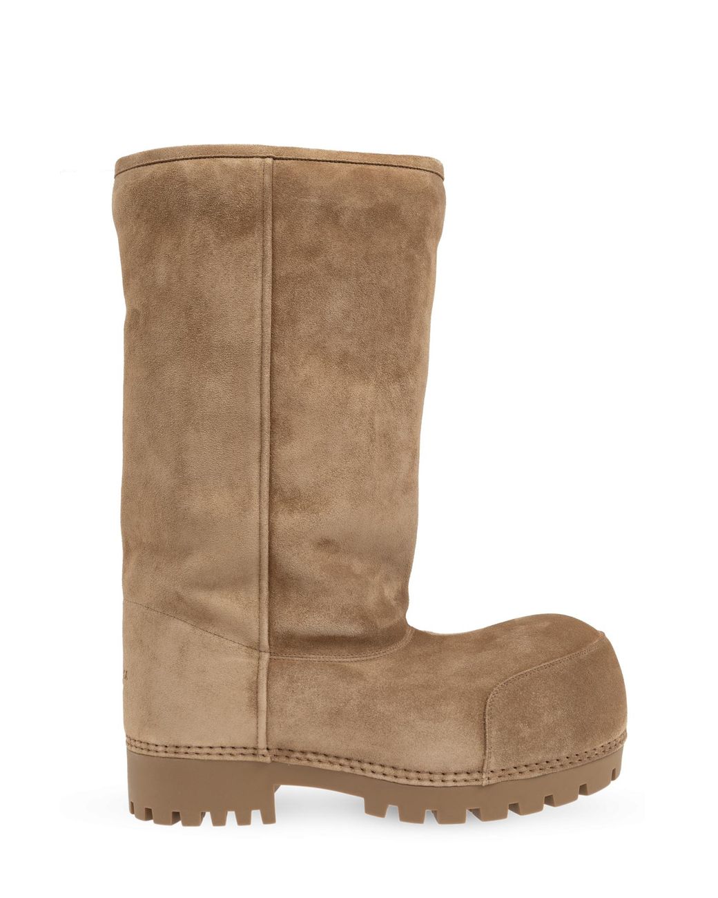 Balenciaga Brown 'Alaska' Snow Boots