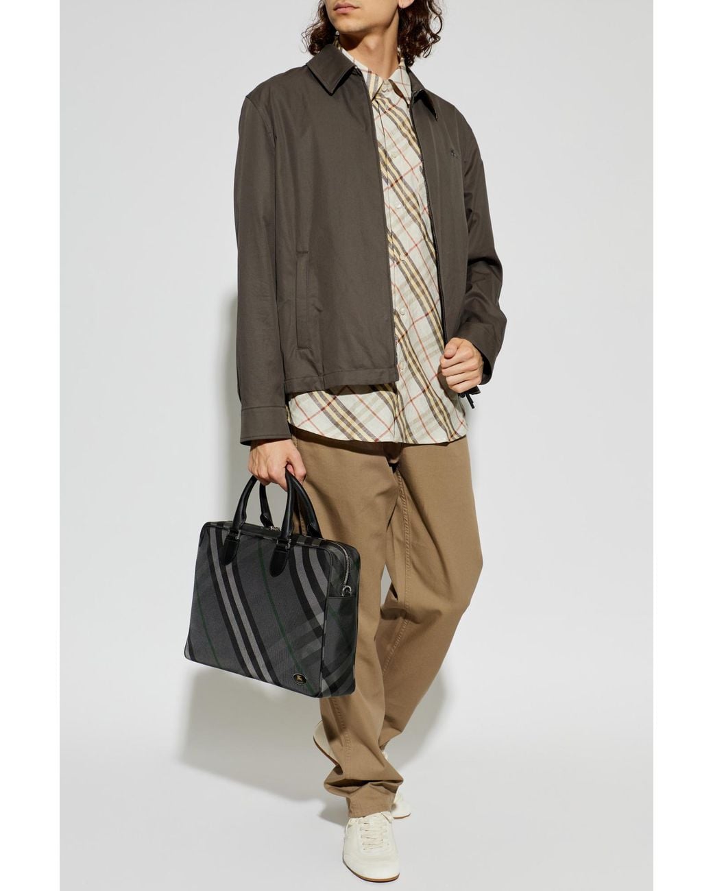 Burberry Natural "Danny" Trousers for men
