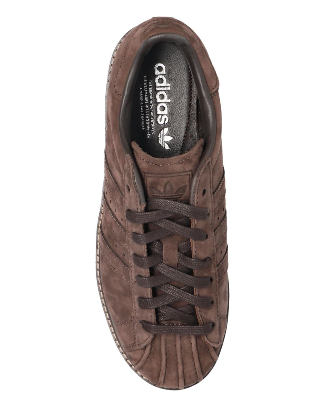 Adidas Originals Brown 'Superstar Lux' Sports Shoes for men