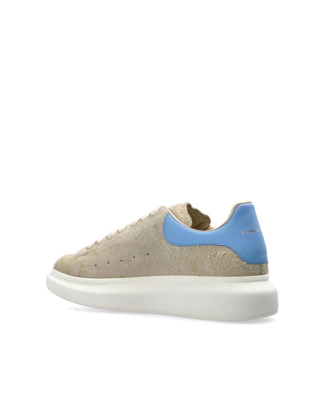 McQueen Natural Suede Sports Shoes With Logo for men