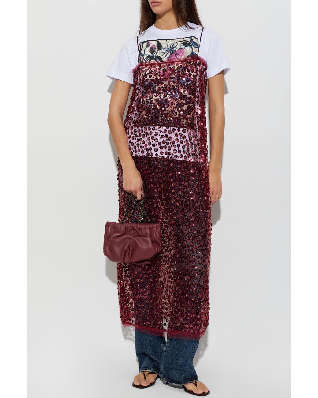Munthe Red 'Currina' Dress