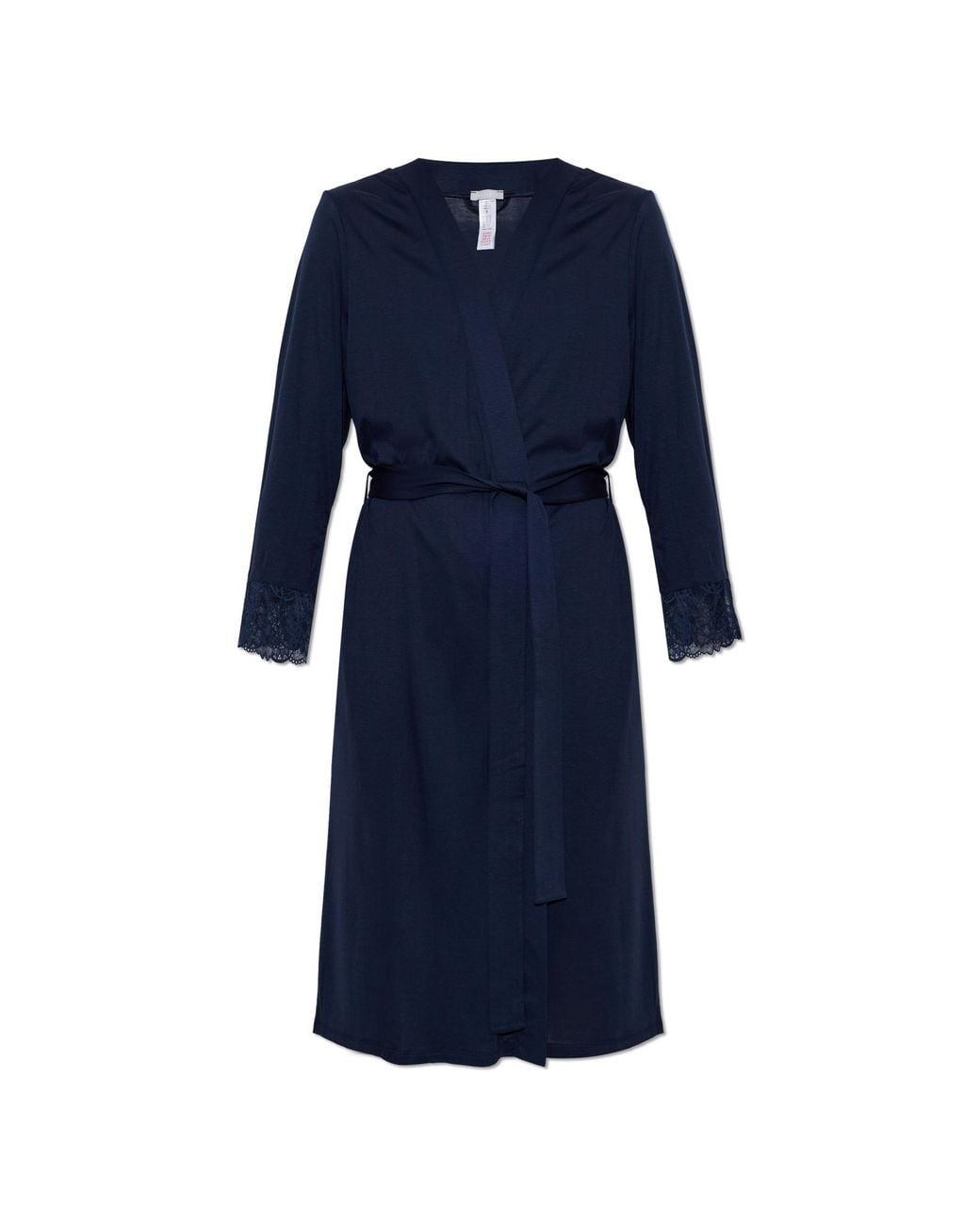 Hanro Blue 'Azelia' Dressing Gown