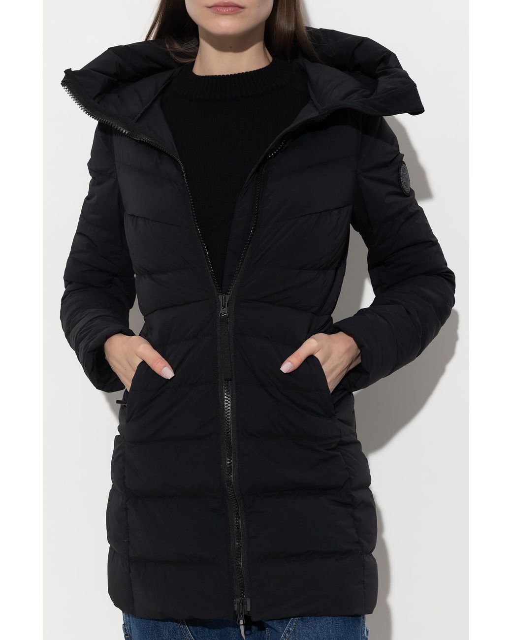 Canada Goose Black 'Clair' Down Jacket