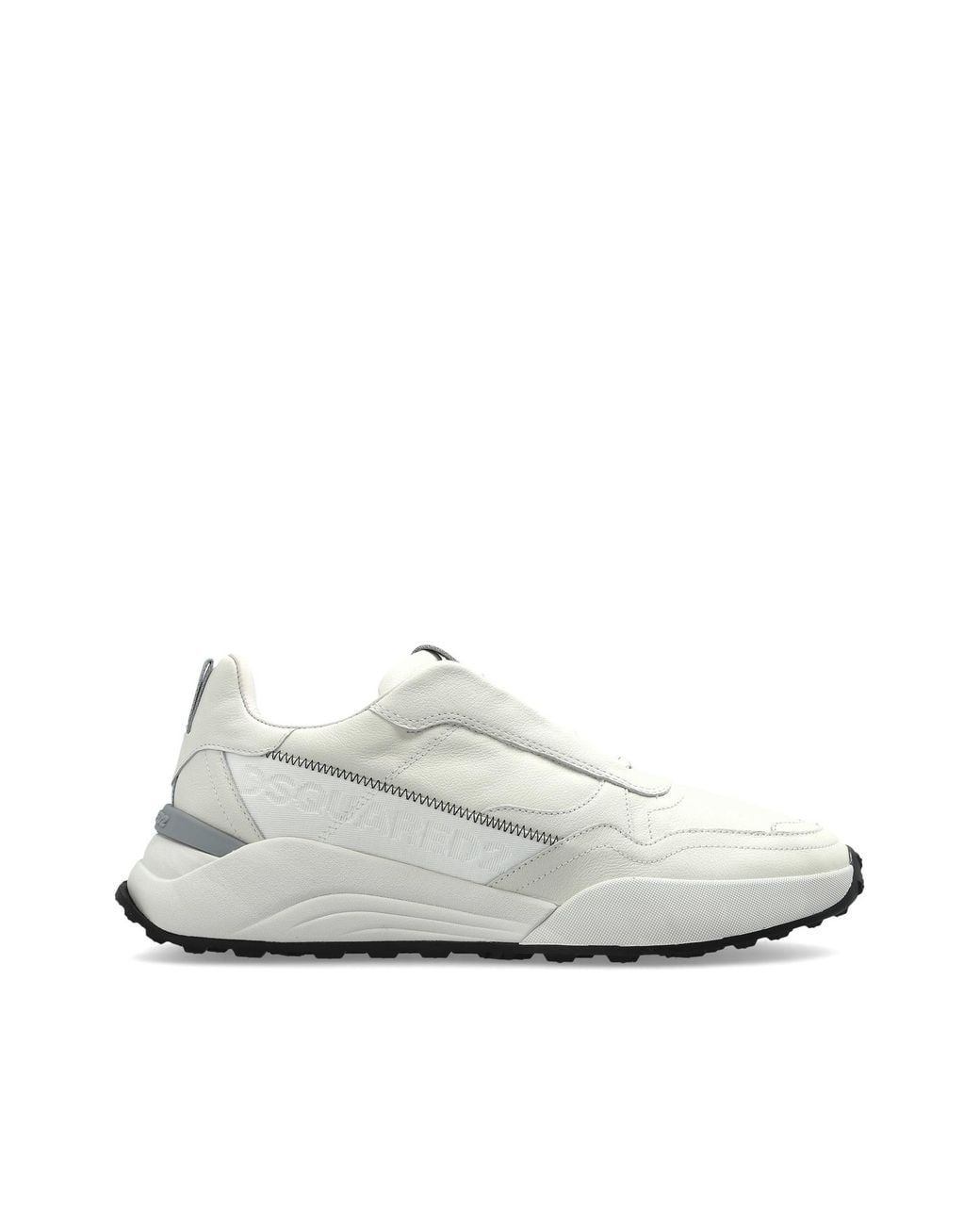DSquared² White Leather Shoes 'Flow' for men