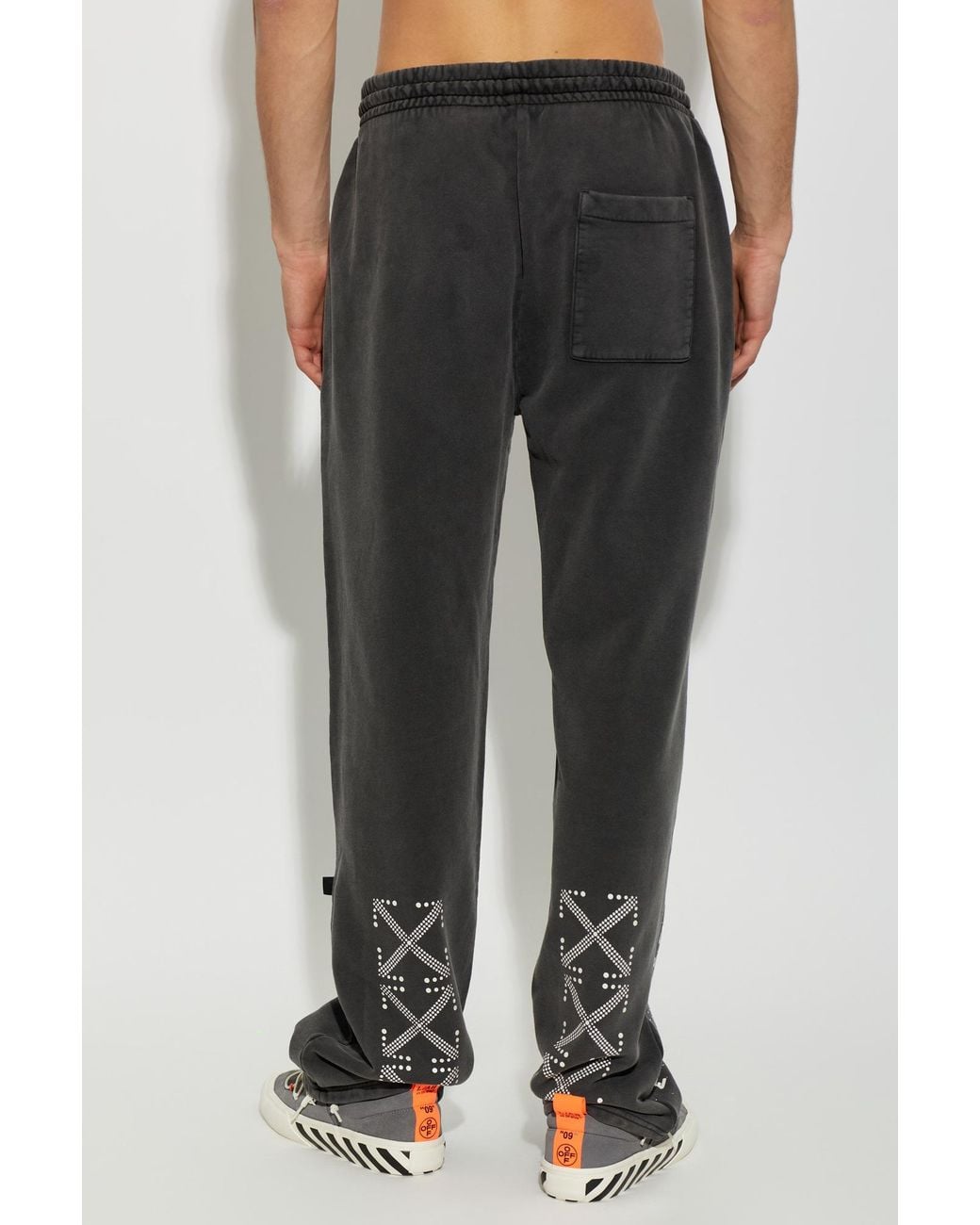 Off-White c/o Virgil Abloh Black Track Pants From The 'Mr. Davis' Collection for men