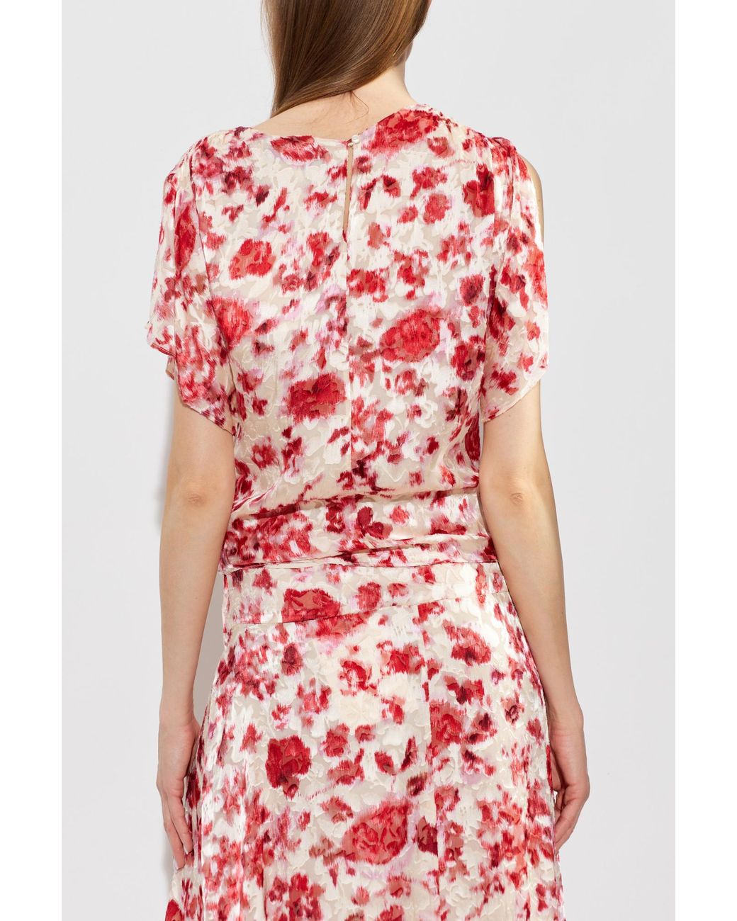 Isabel Marant Red Top 'Hervane'