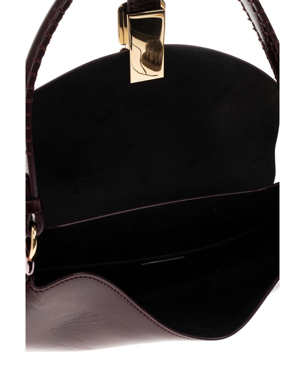 Ganni White Eco-Leather Shoulder Bag By