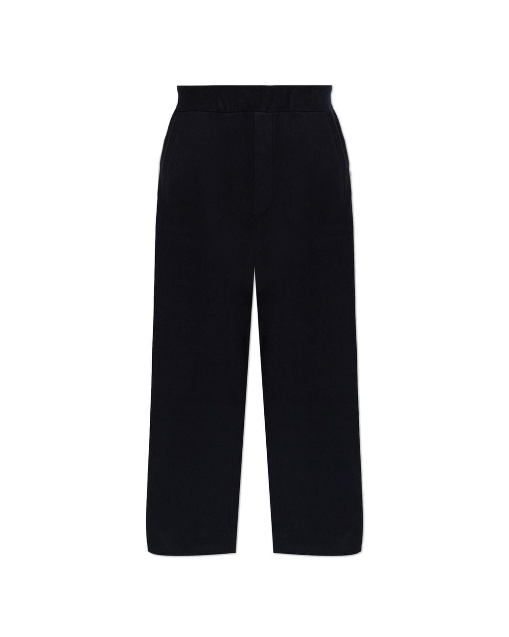 DSquared² Black Wide-Leg Trousers for men