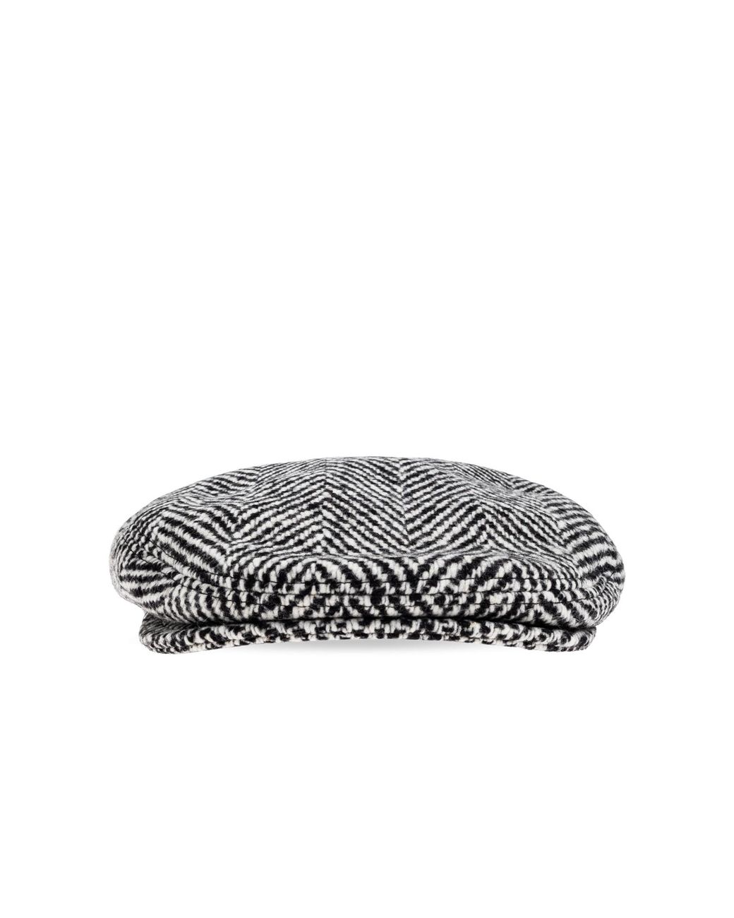 Dolce & Gabbana Gray Wool Flat Cap for men