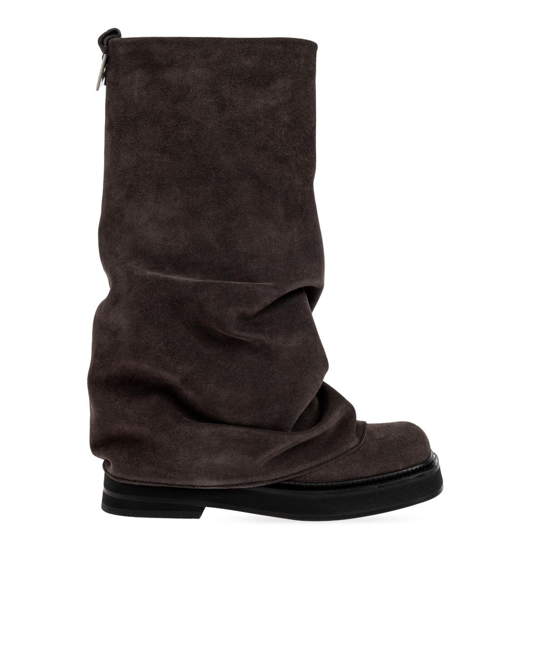 The Attico Black Platform Boots 'Robin'