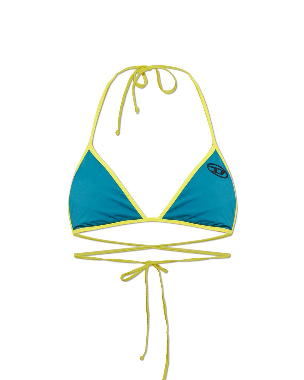 DIESEL Blue Bikini Top "Trisha-D-Pop"