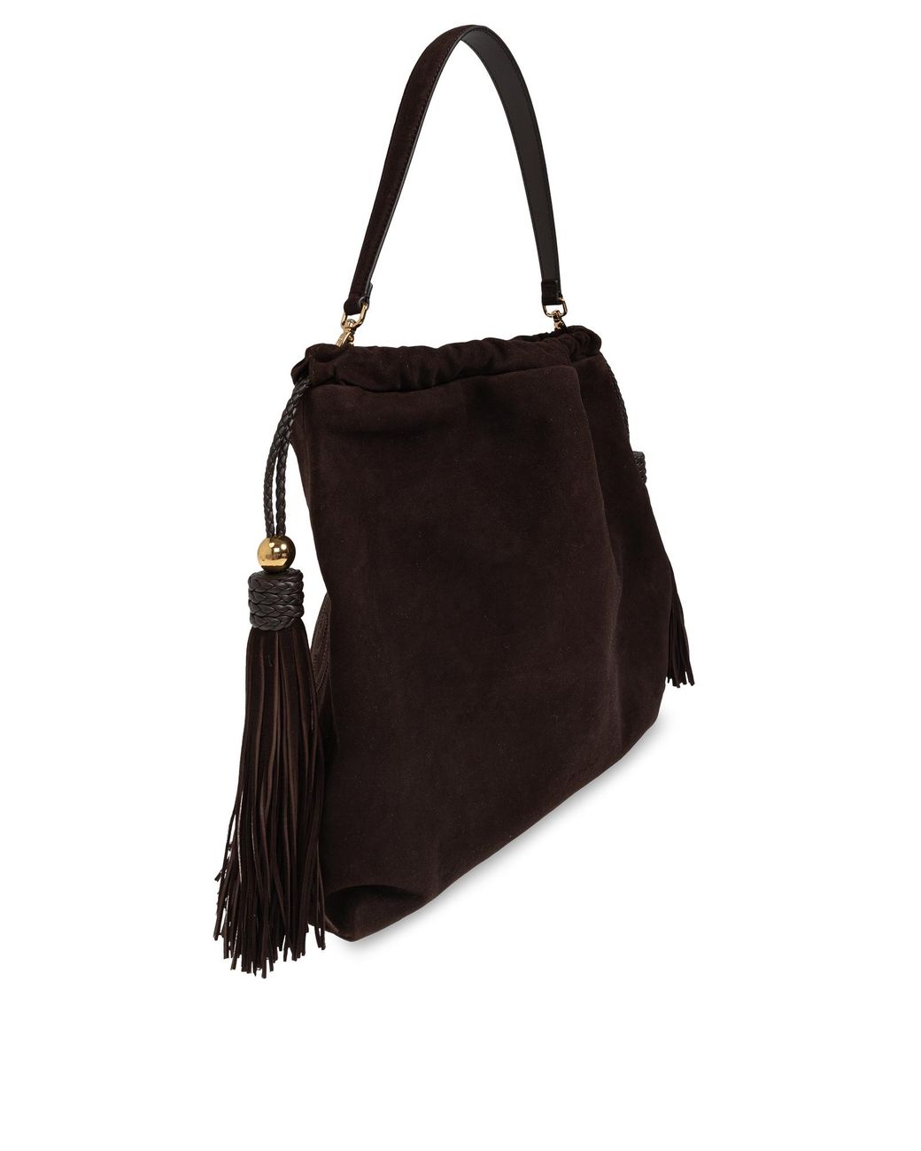Etro Black Suede Bag "Kalispera Large"