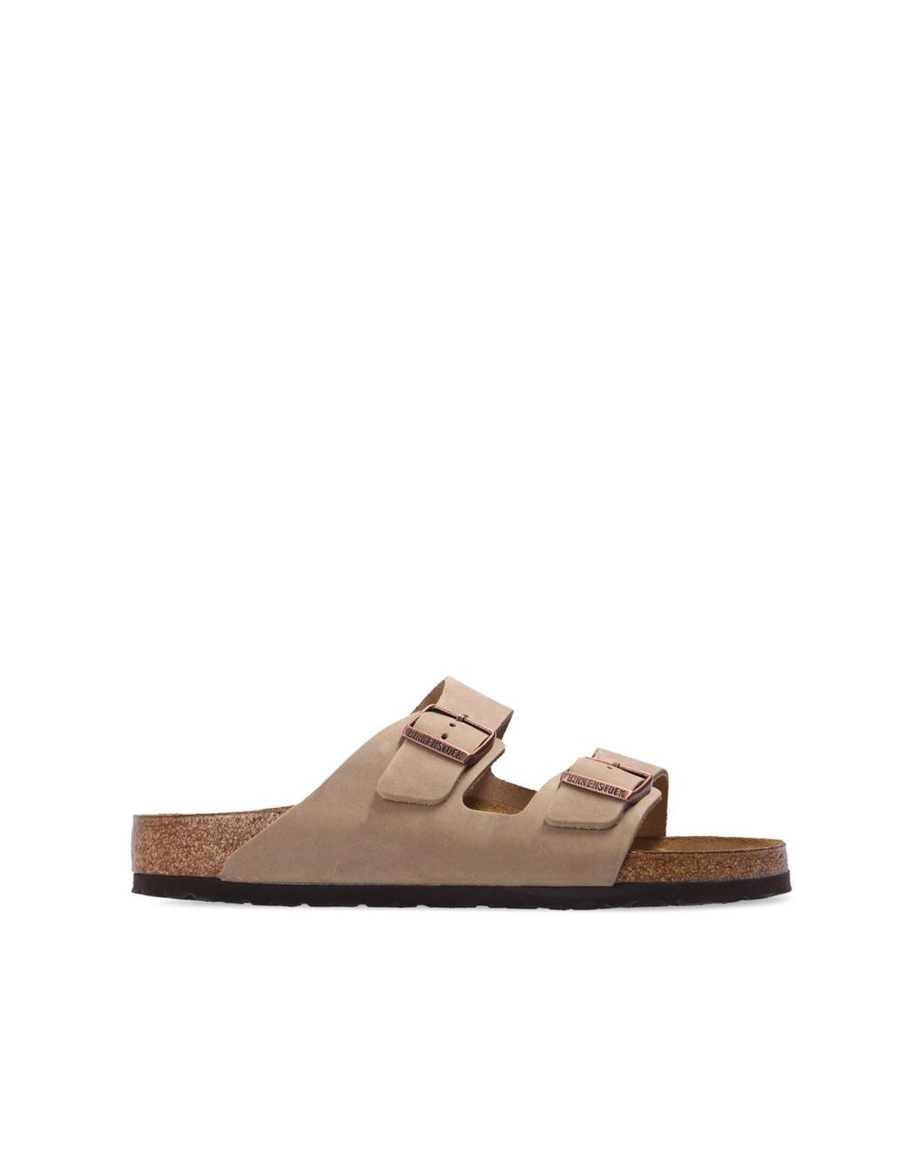 Birkenstock Natural 'Arizona Bs' Mule Sandals for men