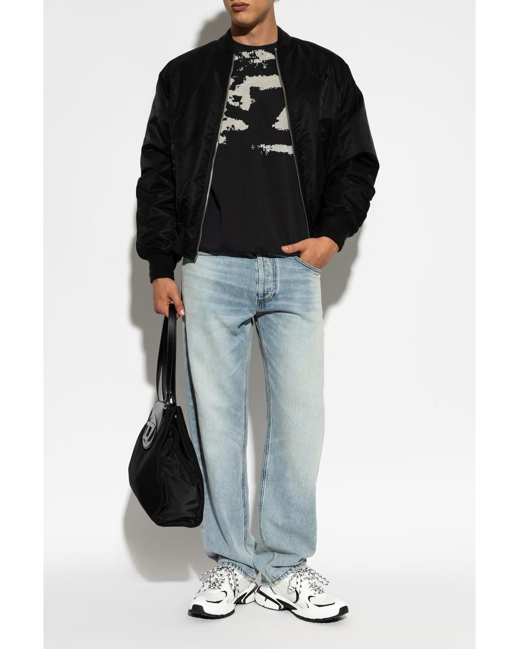DIESEL Black Sweatshirt 'S-Boxt-N5' for men