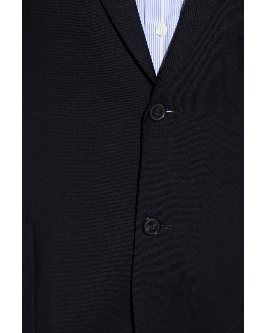Paul Smith Black Wool Blazer With Pockets for men
