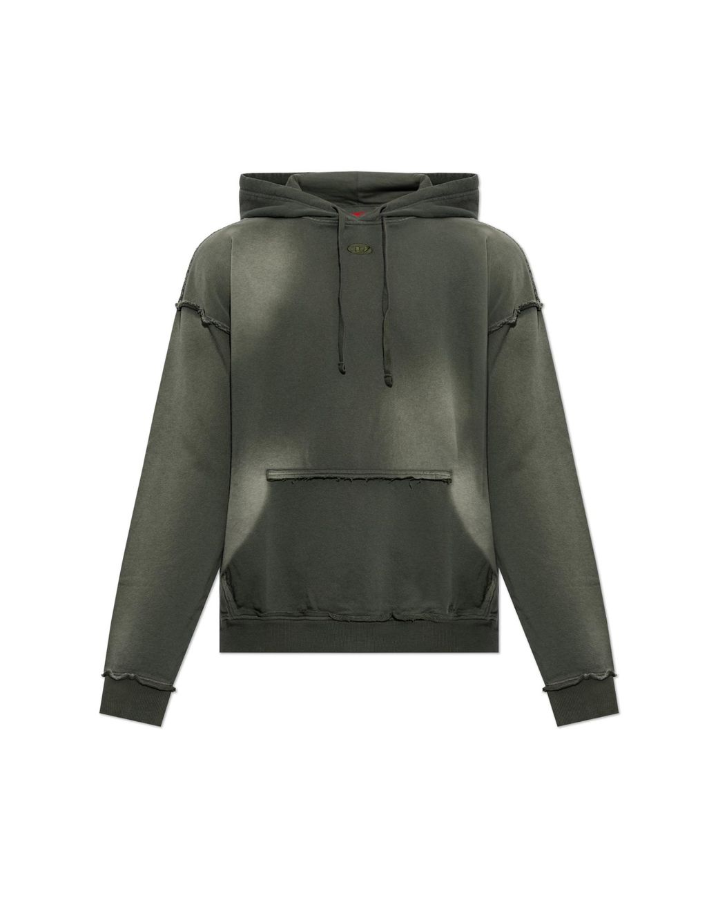 DIESEL Green 'S-Pock-Hood' Hoodie for men