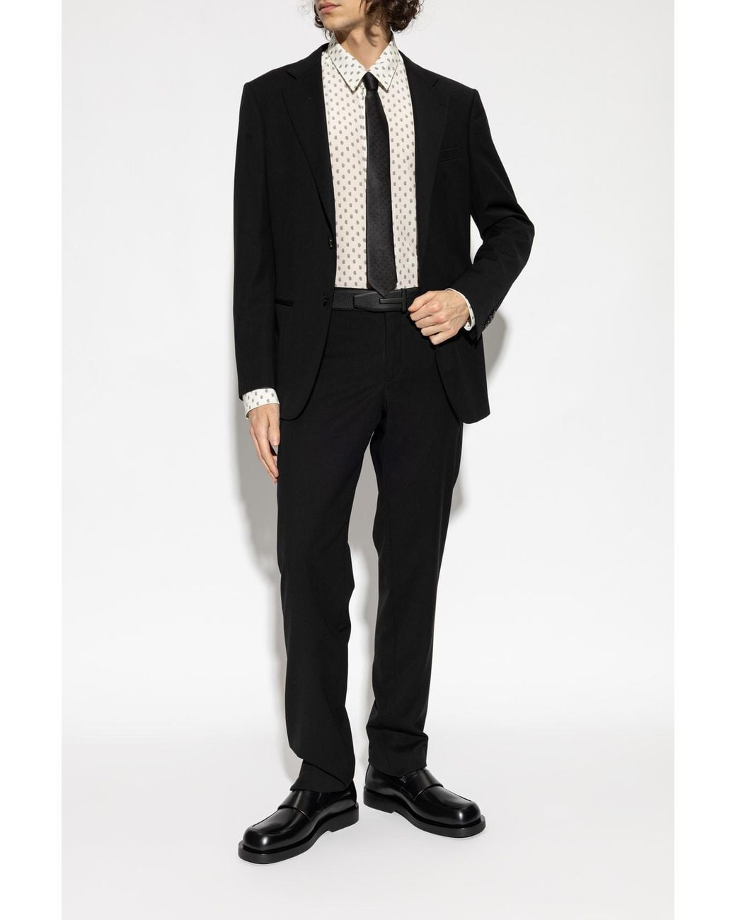 Jimmy Choo Black "Buff" Loafers for men