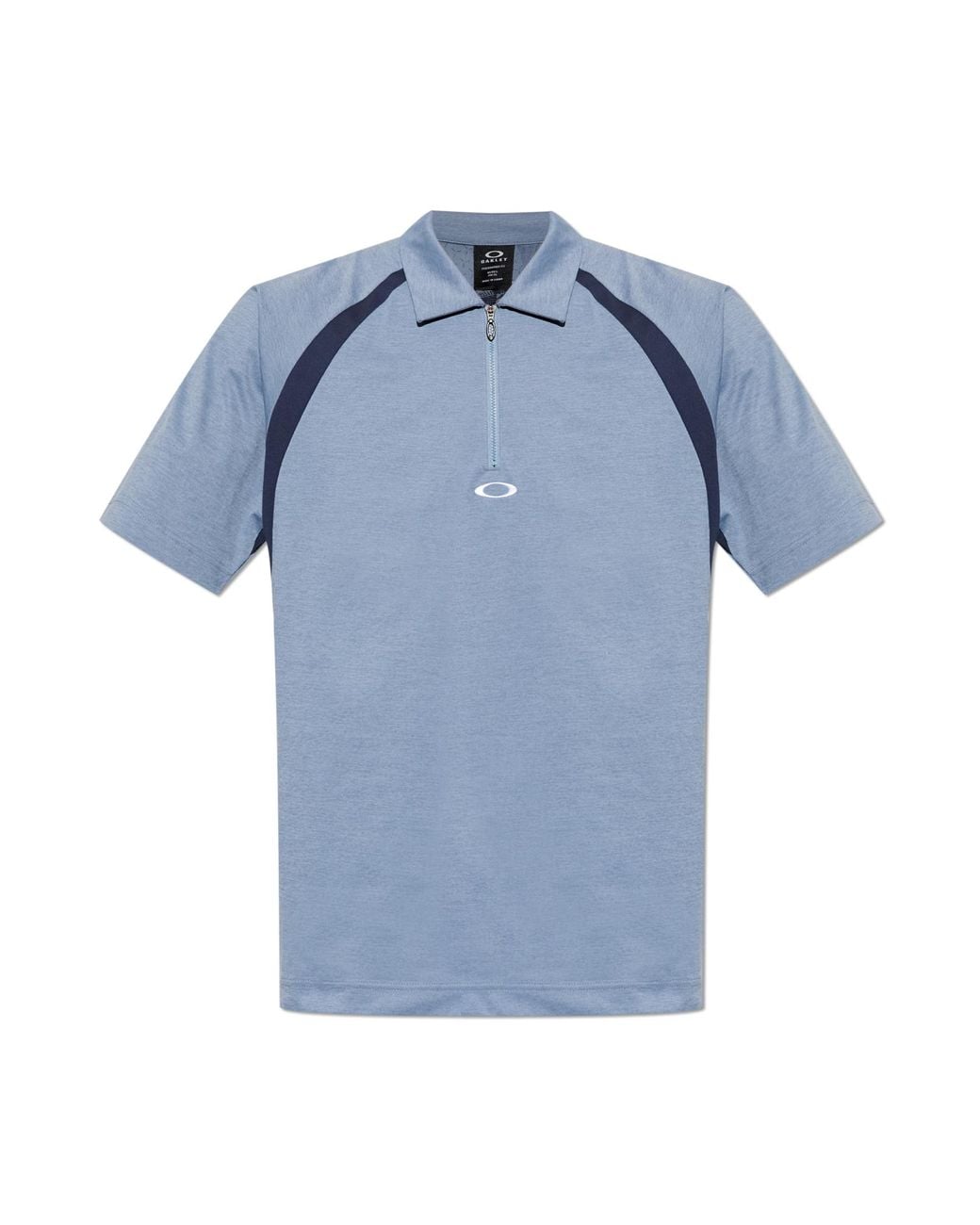 Oakley Blue Polo With Embroidered Logo for men