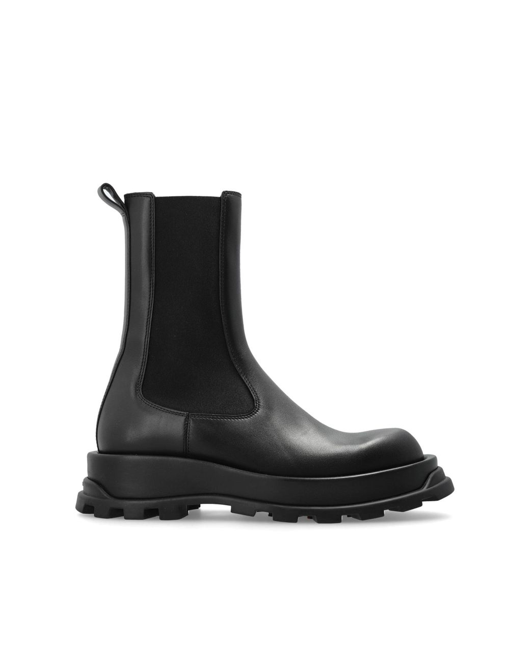 Jil Sander Black Ankle-High Shoes