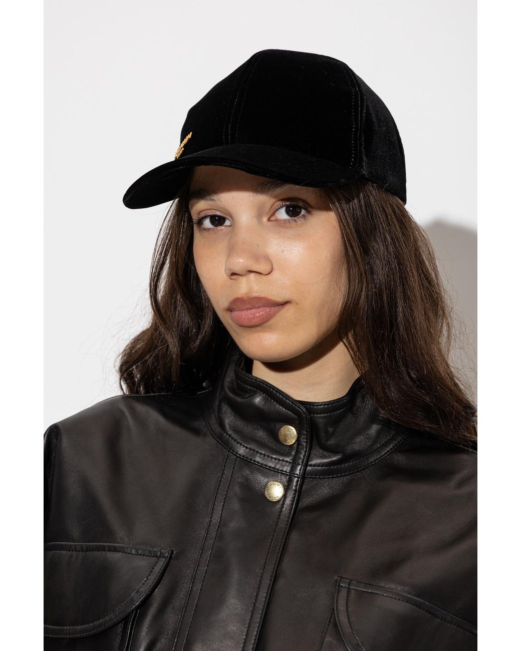 Balmain Black Baseball Cap
