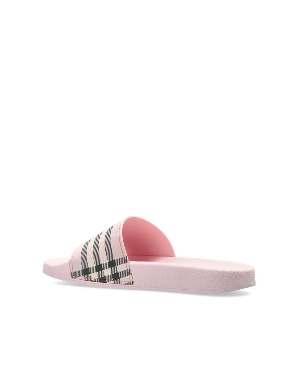 Burberry Pink Rubber Flip-Flops