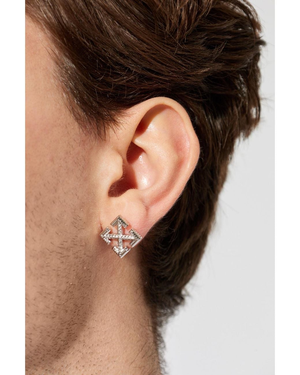 Off-White c/o Virgil Abloh White Single Earring for men
