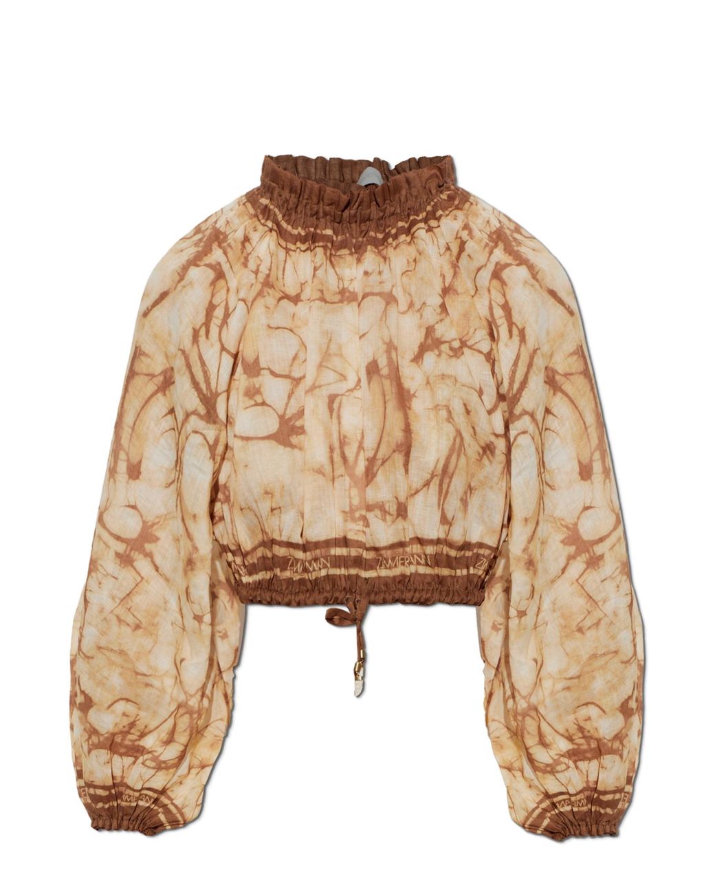 Zimmermann Natural Short Loose-Fit Top
