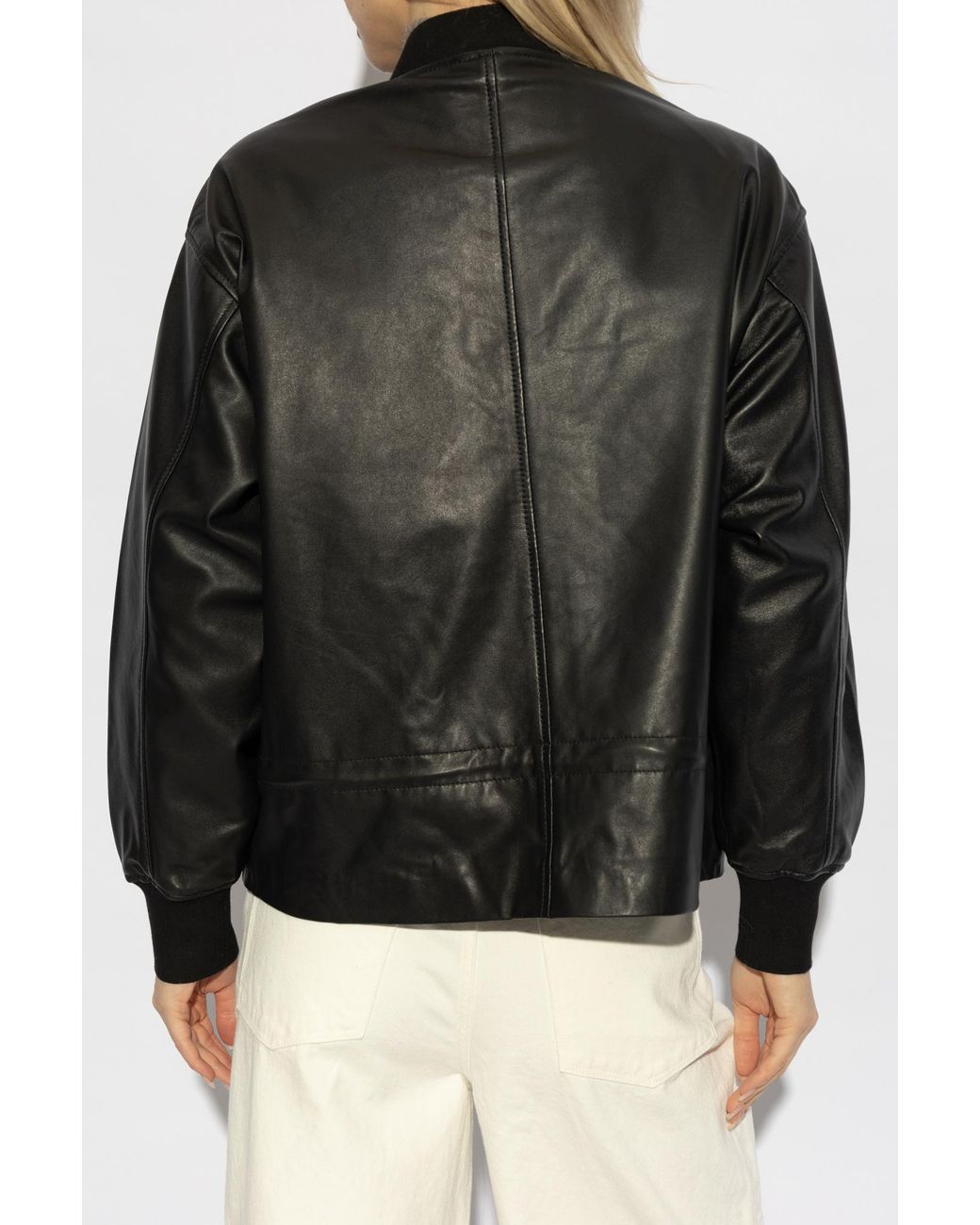 AllSaints Black Leather Jacket Sofi