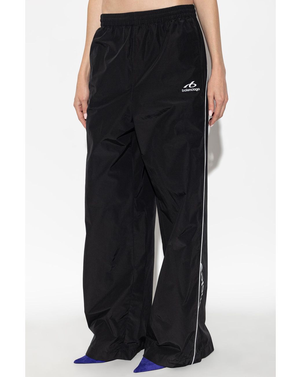 Balenciaga Black Logo Trousers