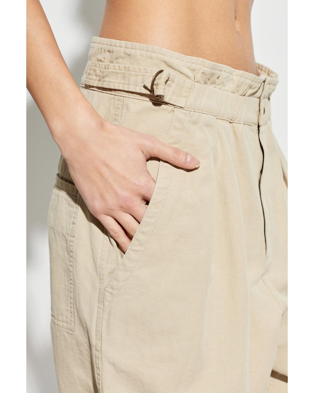 Isabel Marant Natural 'Neriah' Trousers