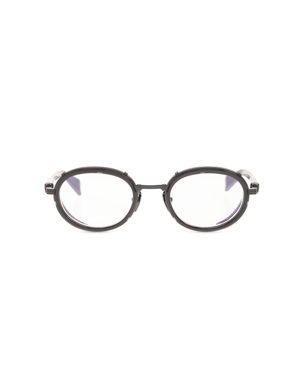 Balmain Black 'Chevalier' Prescription Glasses
