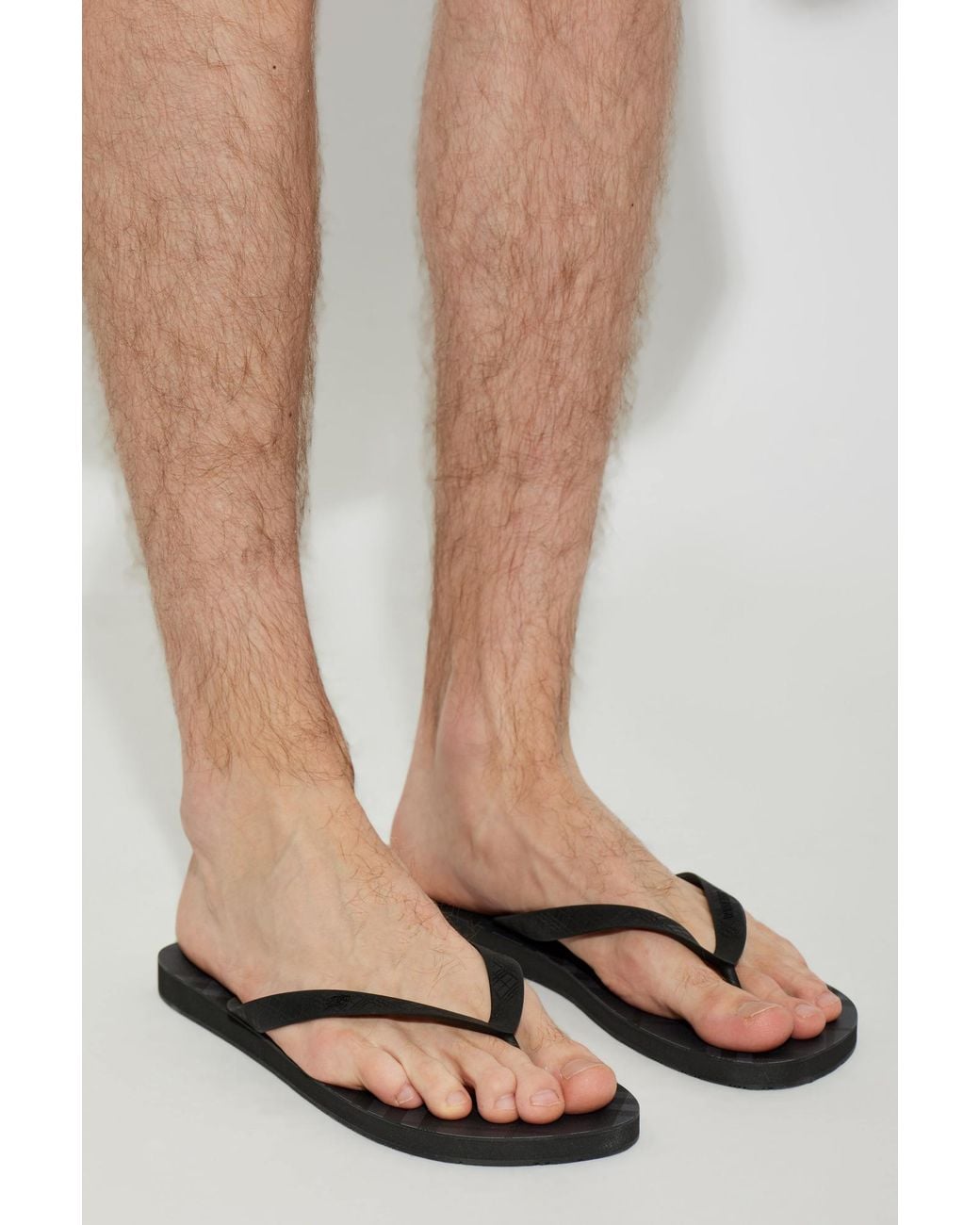 Burberry Gray 'Haze' Flip-Flops for men