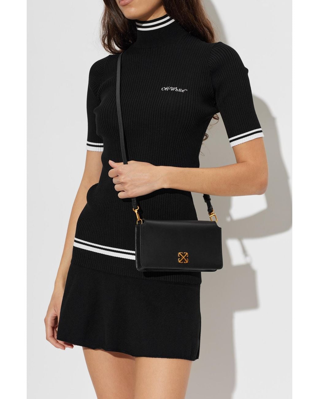 Off-White c/o Virgil Abloh Black "Jitney" Shoulder Bag