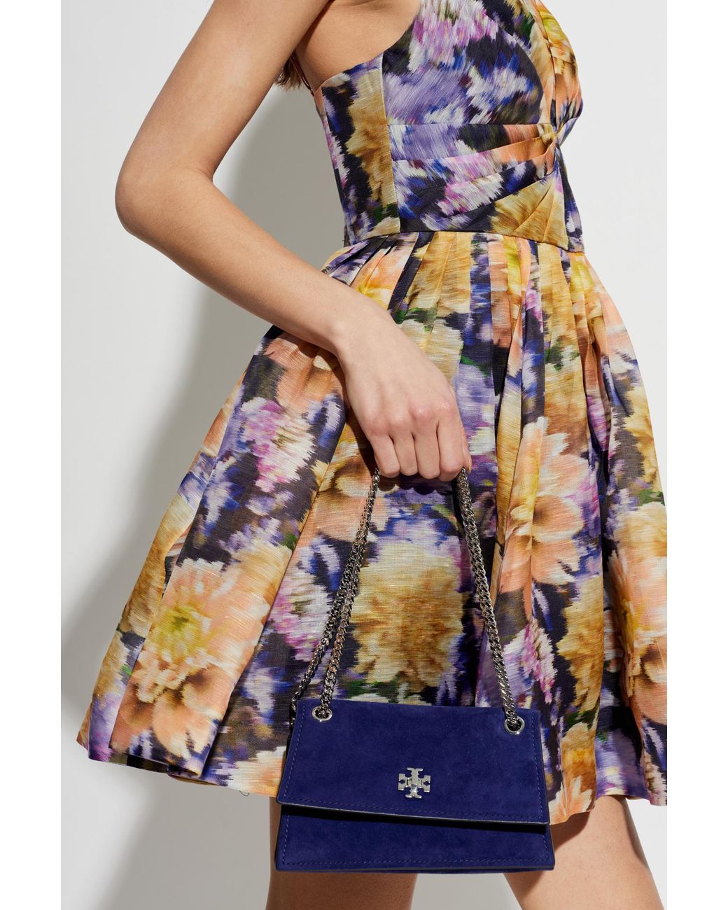 Tory Burch Blue Shoulder Bag "Kira Mini"