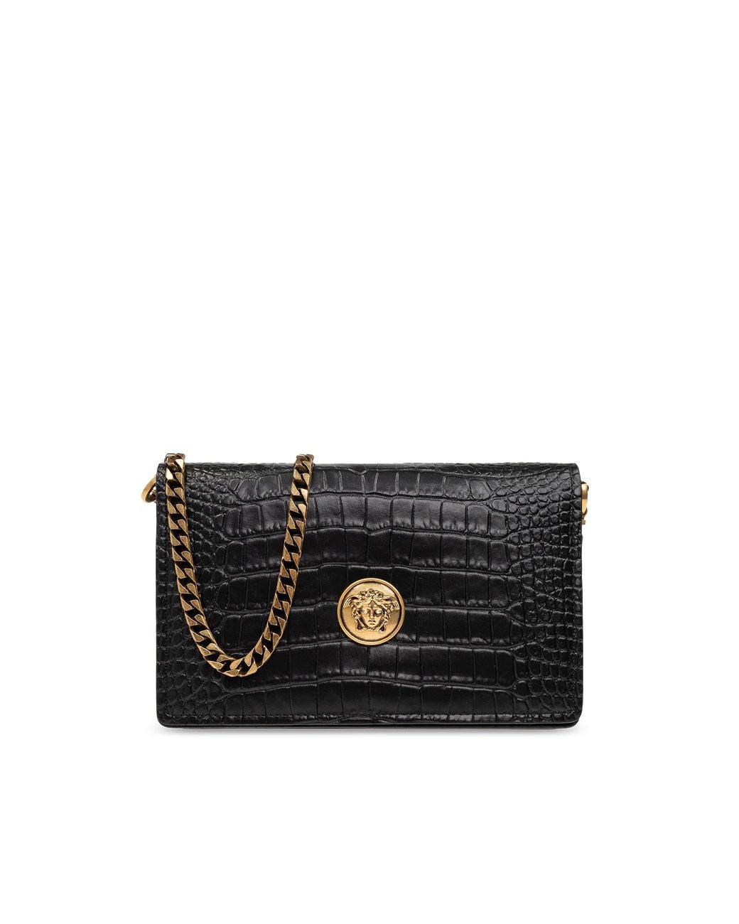 Versace Black 'Embleme' Bag