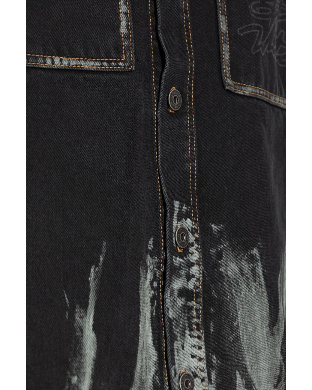 Off-White c/o Virgil Abloh Black “Oversize” Denim Jacket