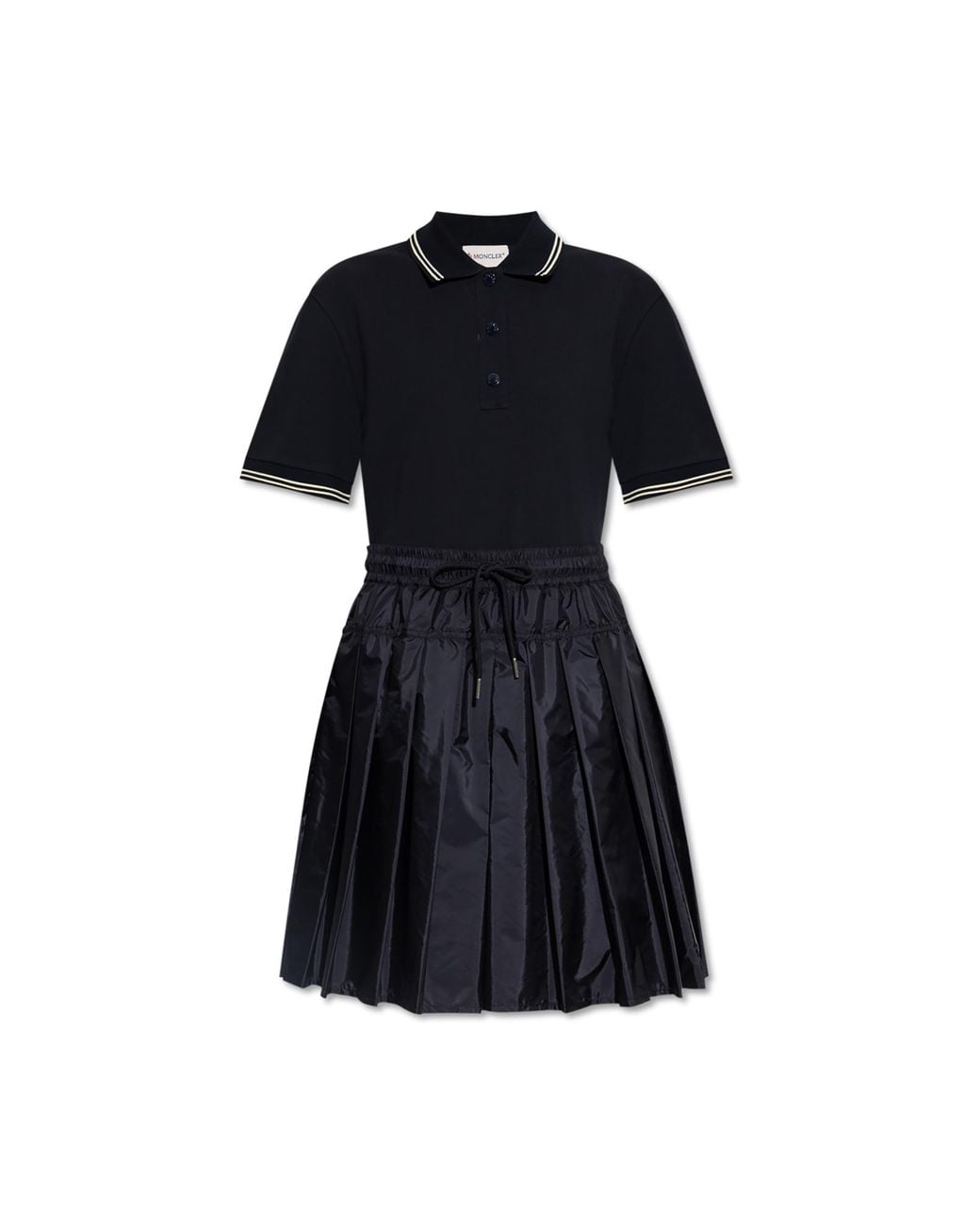 Moncler Black Polo Dress